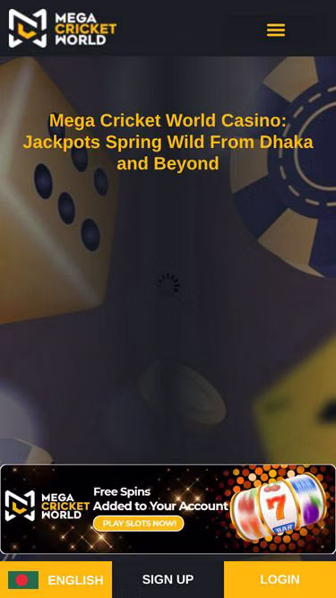 Screenshot of megacricketworld.news