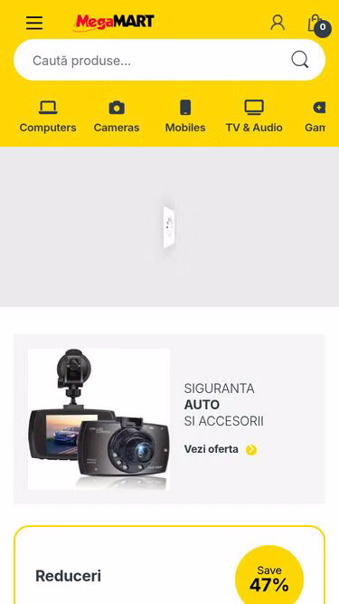 Screenshot of megamart.ro