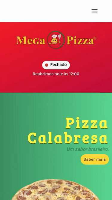 Screenshot of megapizza.pt