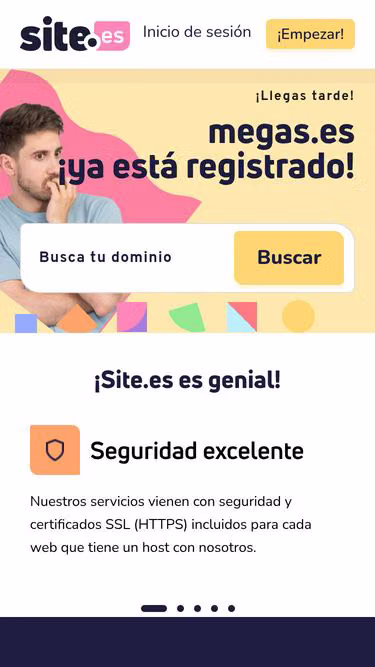 Screenshot of megas.es