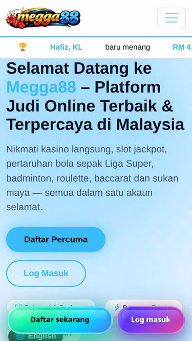 Screenshot of megga88.biz