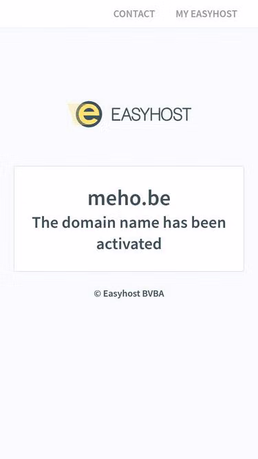 Screenshot of meho.be