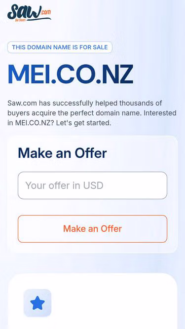 Screenshot of mei.co.nz