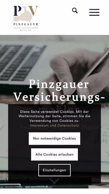 Screenshot of mei.versicherung