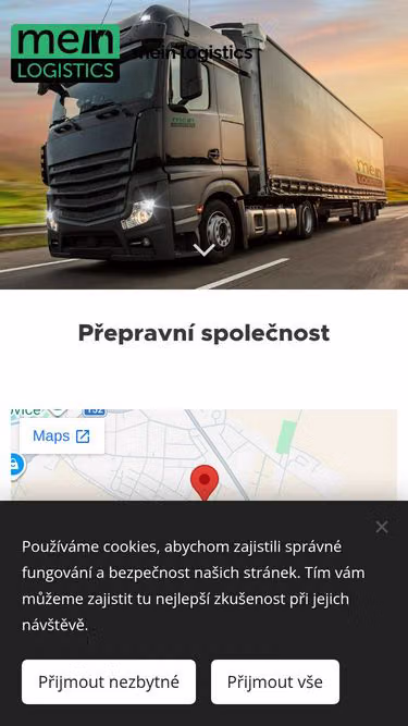 Screenshot of mein.cz