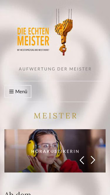 Screenshot of meister.group