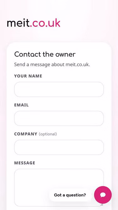 Screenshot of meit.co.uk