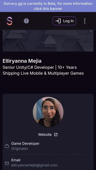 Screenshot of mejia.cl