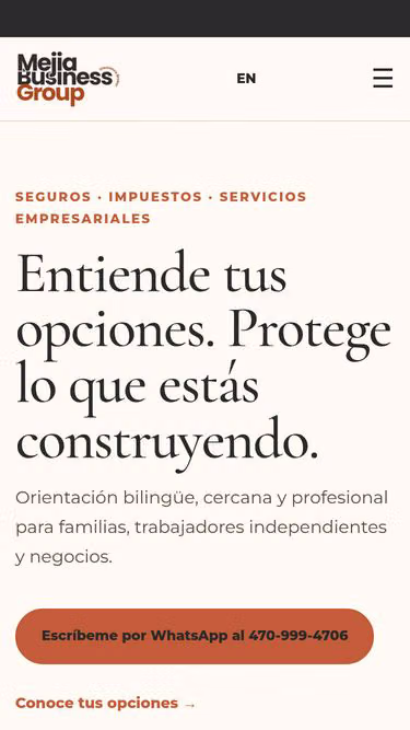 Screenshot of mejia.group