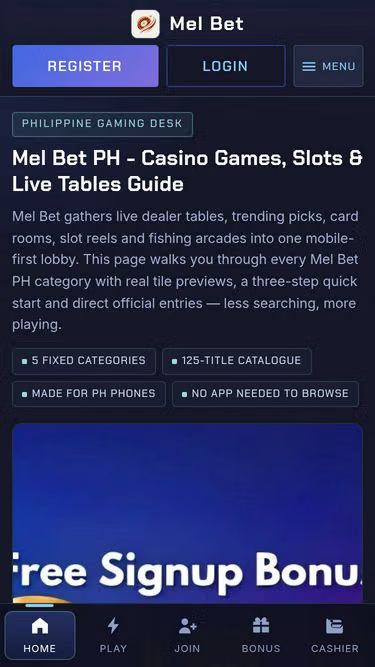 Screenshot of mel-bet.homes