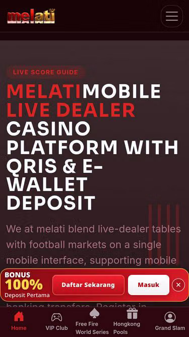Screenshot of melati.app