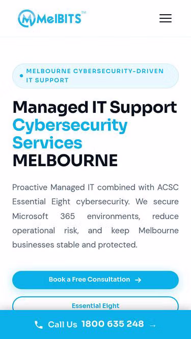 Screenshot of melbit.services