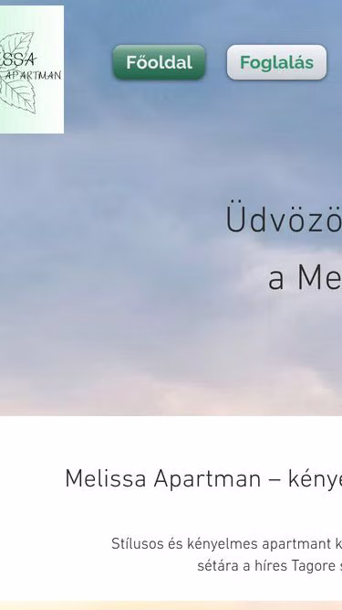 Screenshot of melissa.hu