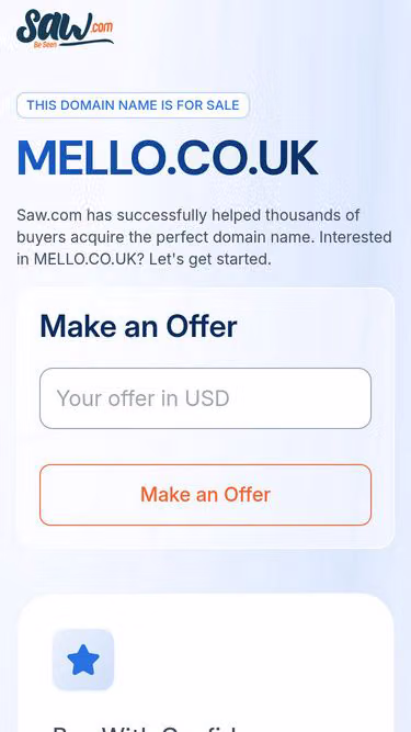 Screenshot of mello.co.uk