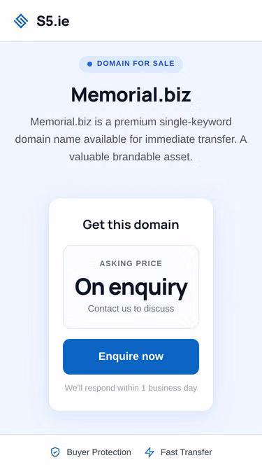 Screenshot of memorial.biz