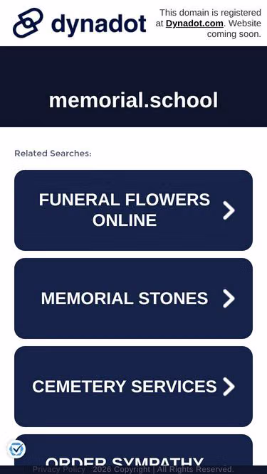 Screenshot of memorial.school