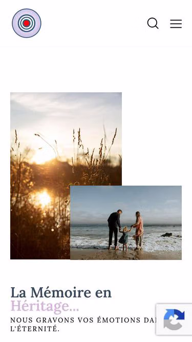 Screenshot of memorybox.family