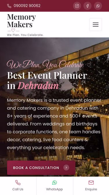 Screenshot of memorymaker.site