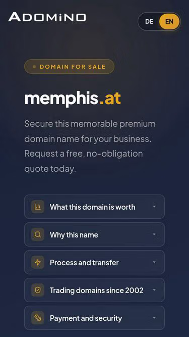 Screenshot of memphis.at