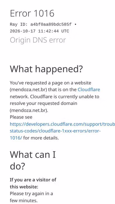 Screenshot of mendoza.net.br