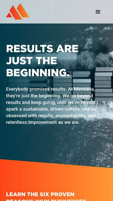 Screenshot of mensana.com