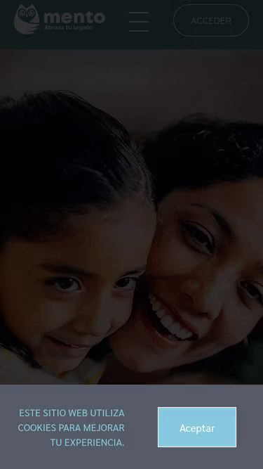 Screenshot of mento.com.mx