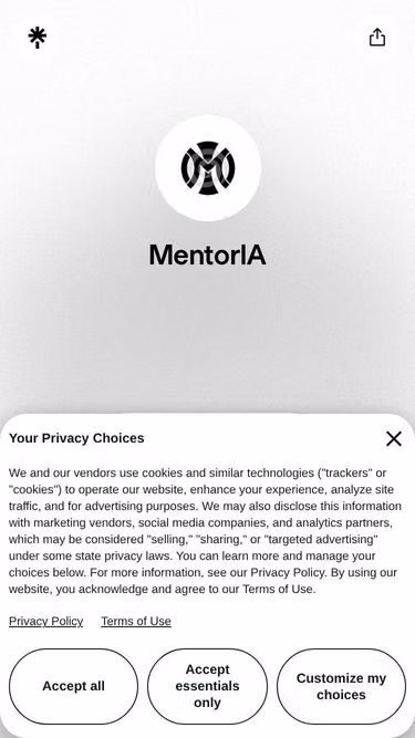 Screenshot of mentoria.com.es