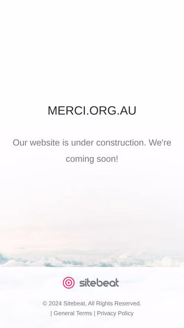 Screenshot of merci.org.au