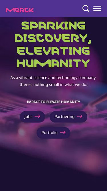 Screenshot of merck.company