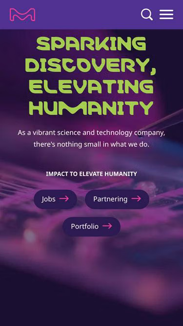 Screenshot of merck.degree