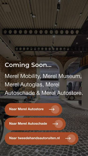 Screenshot of merel.nl