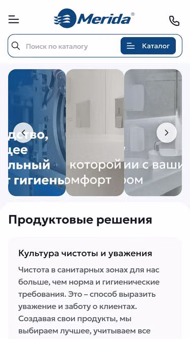 Screenshot of merida.ru