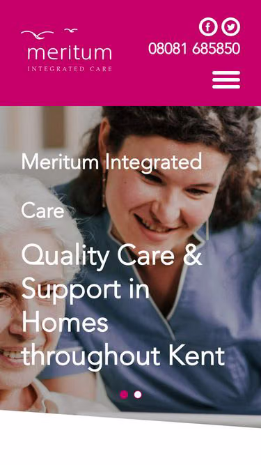 Screenshot of meritum.org.uk