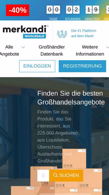 Screenshot of merkandi.de