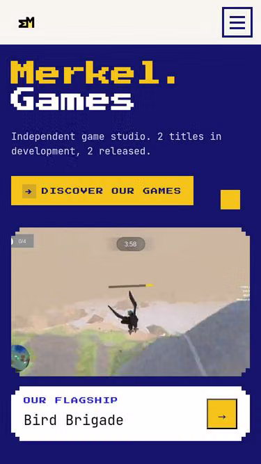 Screenshot of merkel.games