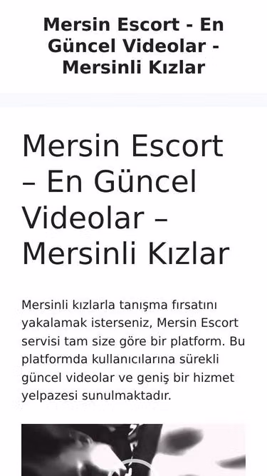 Screenshot of mersinescort.pro