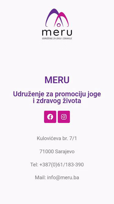 Screenshot of meru.ba