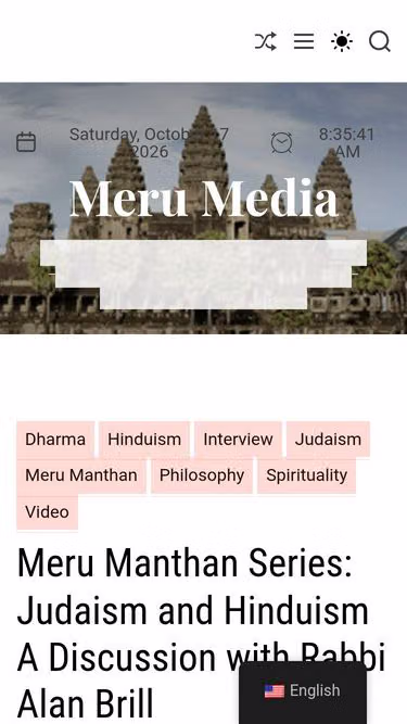 Screenshot of meru.media