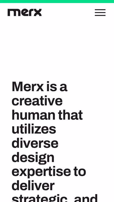 Screenshot of merx.studio