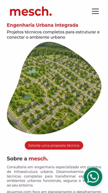 Screenshot of mesch.com.br