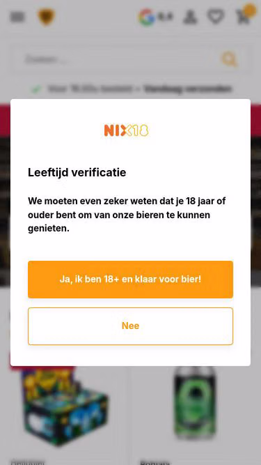 Screenshot of messe.nl