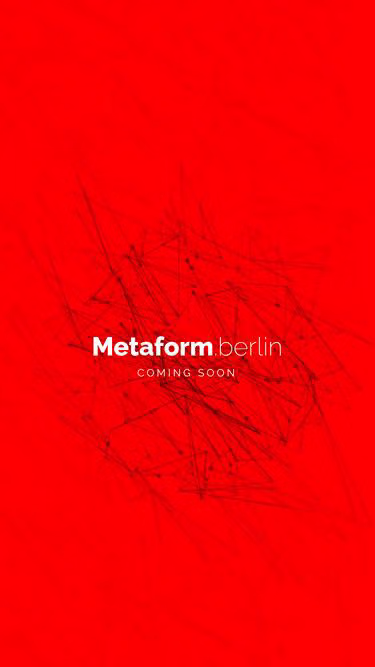 Screenshot of metaform.berlin