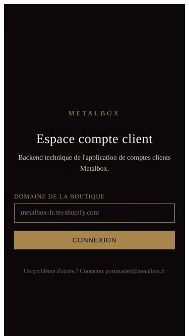 Screenshot of metalbox.biz