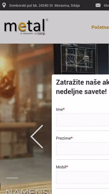 Screenshot of metalcorp.rs
