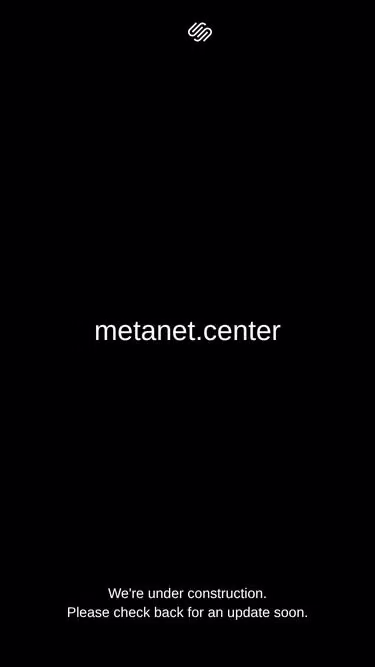 Screenshot of metanet.center