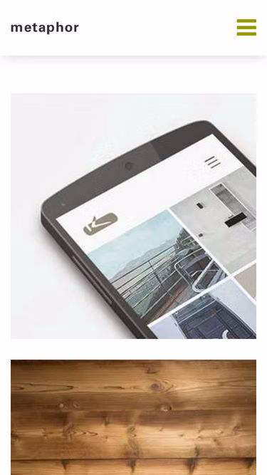 Screenshot of metaphor.ch