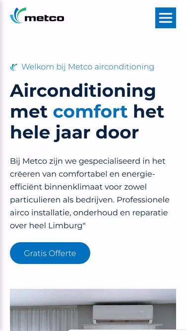 Screenshot of metco.be