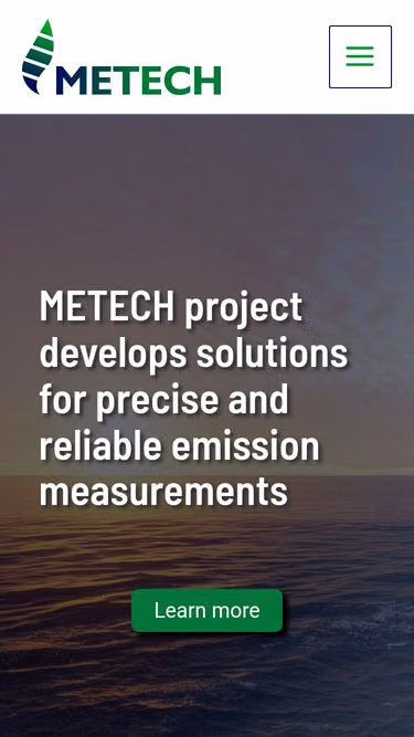 Screenshot of metech.fi