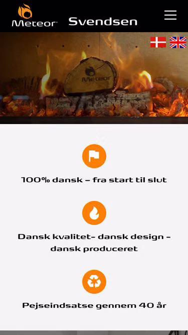 Screenshot of meteor.dk