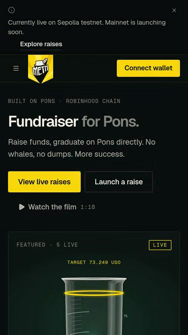 Screenshot of meth.company